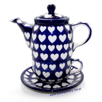 Czajniczek 0,5L z filiżanką 0,2L II Gatunek dek. 375JX